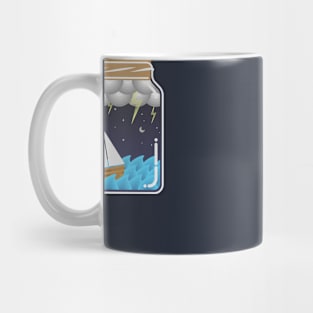 Sea in a bottle Mug